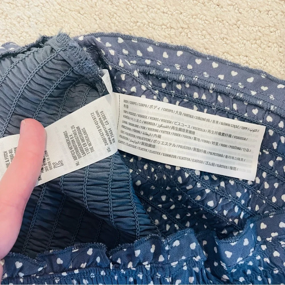 Abercrombie Kids Smocked Top - Heart Print